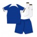 Otroški Nogometni dresi Chelsea Domači 2023-24 Kratek Rokav (+ Kratke hlače)